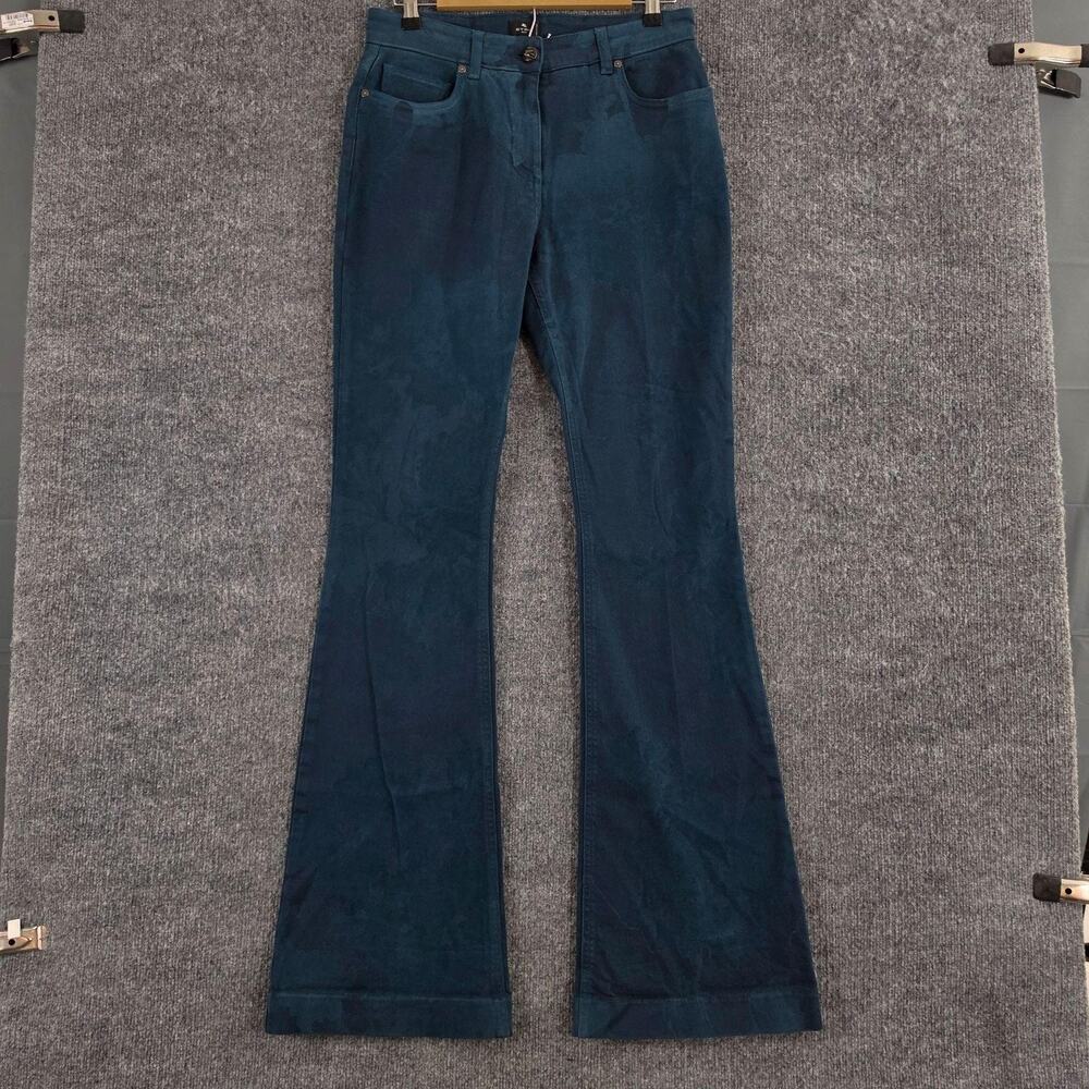 Etro Jeans Womens 29 Flare Dark Wash Blue Denim Italy Luxury Designer Chic